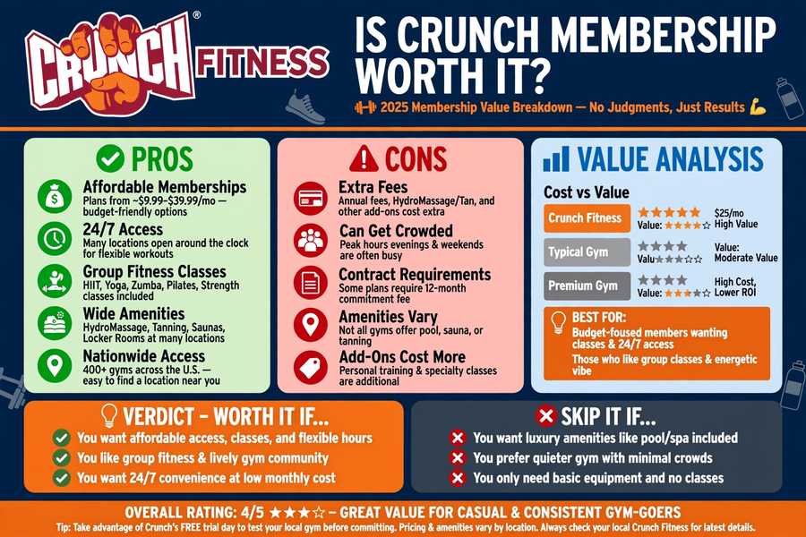 Is Crunch Membership Worth It?