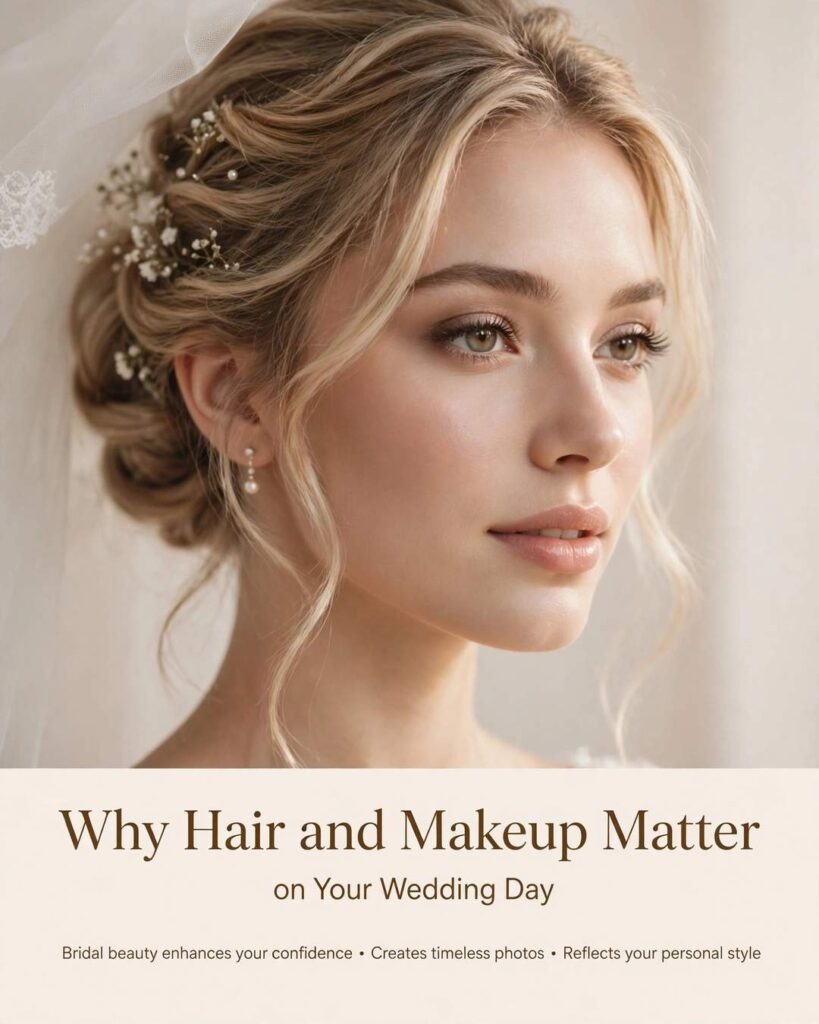 Bridal beauty inspiration - Why hair and makeup matter on your wedding day for confidence and timeless photos
